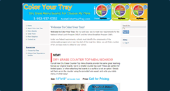 Desktop Screenshot of coloryourtray.com